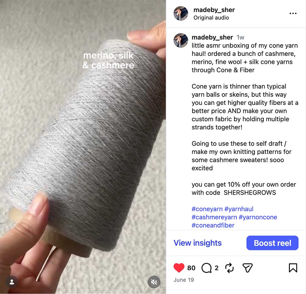 cone-yarn-haul-luxury-italian-mill-ends-and-cashmere-for-hand-knitting