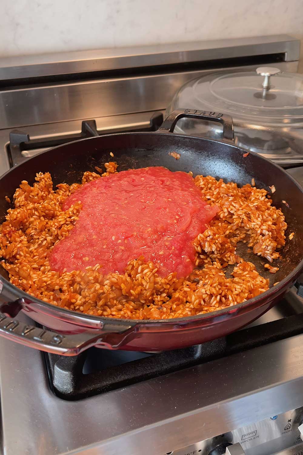 how to make tomato risotto