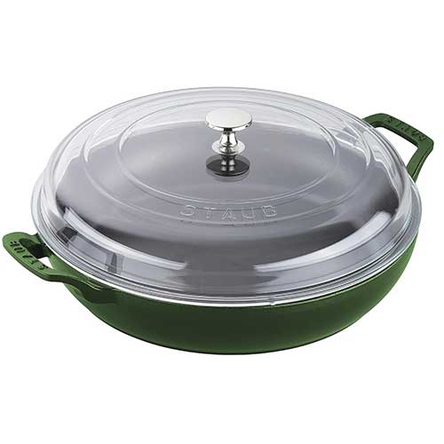 Cast Iron Braiser with Glass Lid