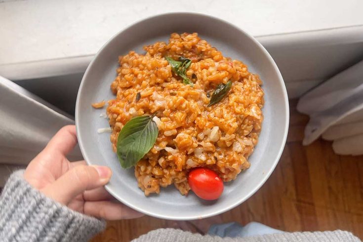 tomato risotto