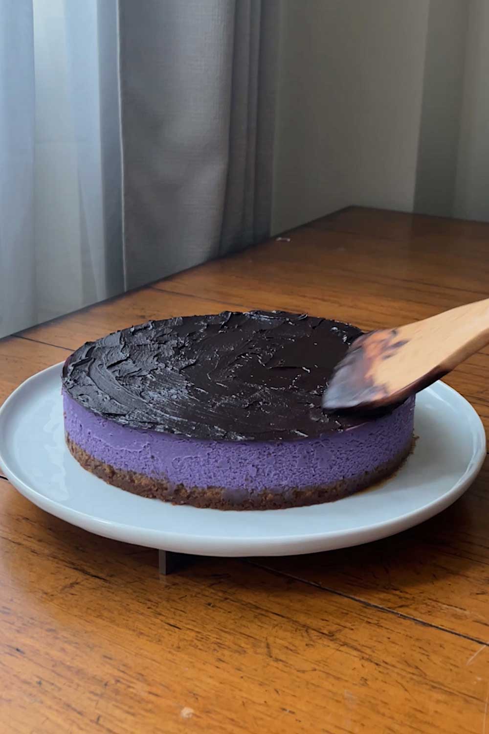triple-layer-ube-cheesecake