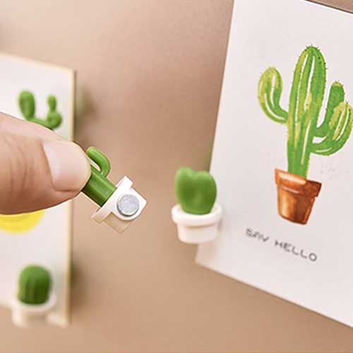 white-elephant-gift-idea-for-plant-lover-succulent-plant-magnent
